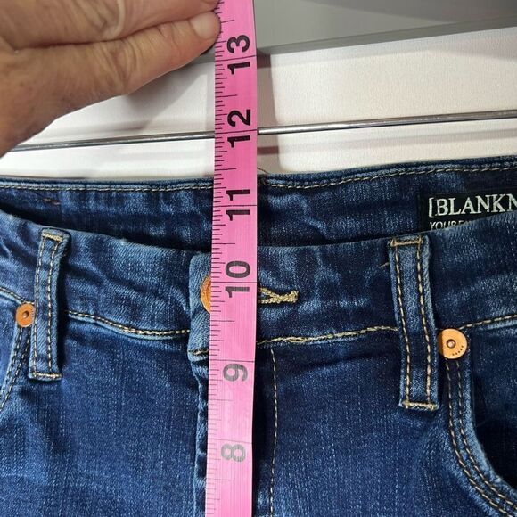 Blanknyc Your Favorite Womens Denim Jeans Straight Leg Distressed Blue  Size 28 - Picture 9 of 11